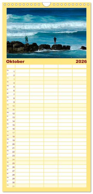Produktbild: Familienplaner 2026 - Port Elizabeth - S&uuml;dafrika - Impressionen einer Stadt in Bildern mit 5 Spalten (Wandkalender, 21 x 45 cm) CALVENDO