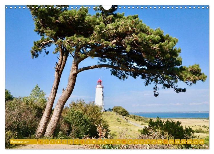 Produktbild: Insel Hiddensee - Stimmungen und Sehns&uuml;chte (Wandkalender 2026 DIN A3 quer), CALVENDO Monatskalender