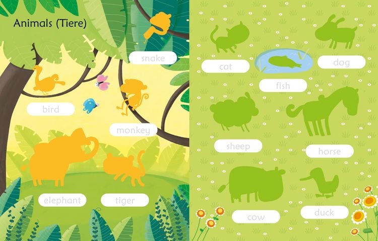 Produktbild: Mein erstes Stickerbuch: 100 englische W&ouml;rter