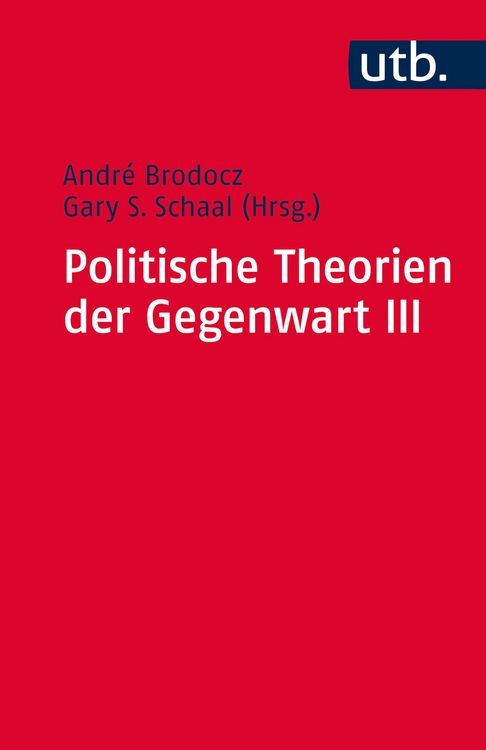 Produktbild: Politische Theorien der Gegenwart III