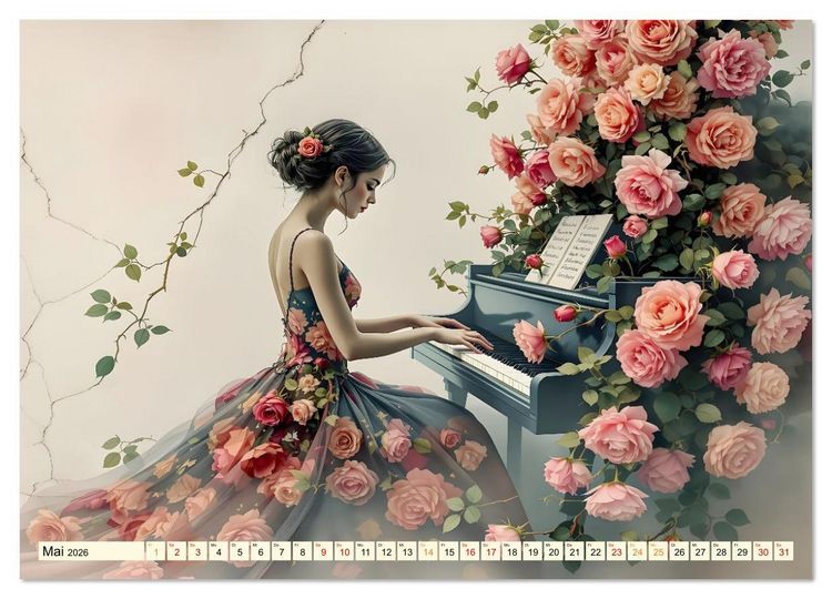 Produktbild: Piano der Tr&auml;ume (Wandkalender 2026 DIN A3 quer), CALVENDO Monatskalender
