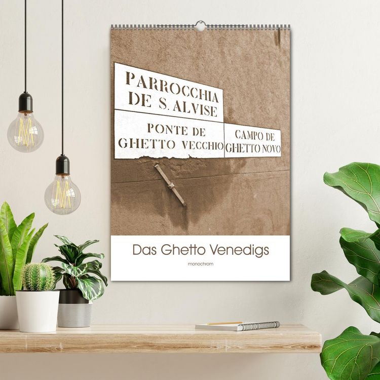 Produktbild: Das Ghetto Venedigs (Wandkalender 2026 DIN A2 hoch), CALVENDO Monatskalender