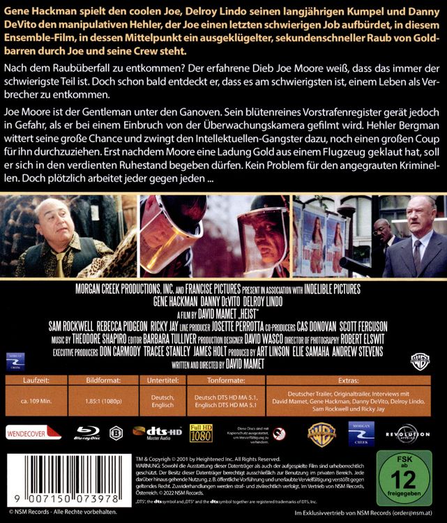 Produktbild: Heist - Der letzte Coup