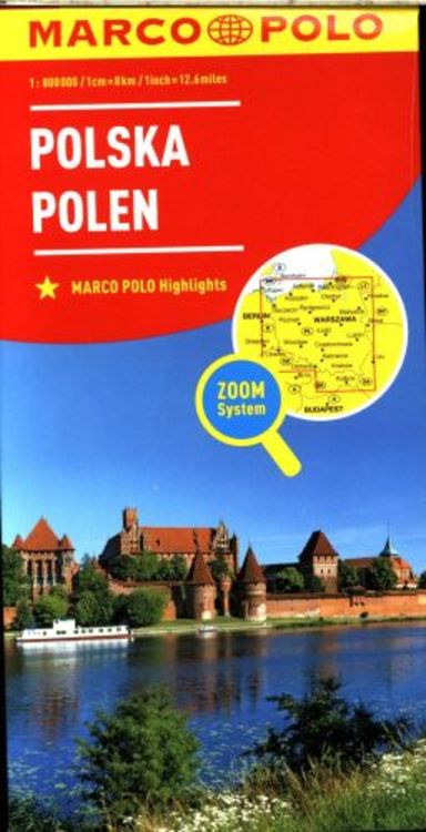 MARCO POLO Länderkarte Polen 1:800 000