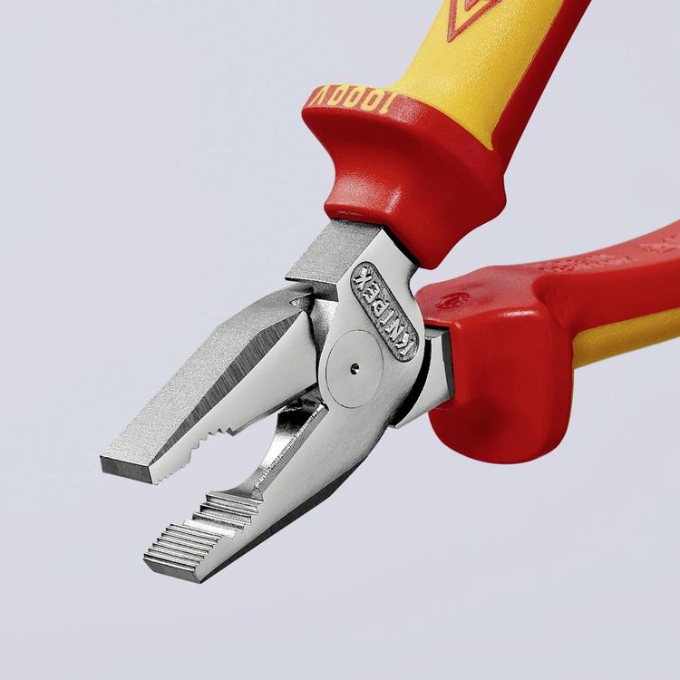 Produktbild: Knipex 02 06 180 VDE Kraft-Kombizange 180mm DIN ISO 5746, DIN EN 60900