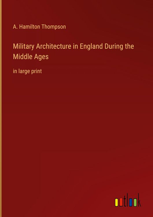 Produktbild: Military Architecture in England During the Middle Ages