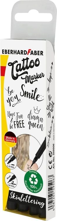 Produktbild: Ebehard Faber Tattoostifte Set Skinlettering 4er Set