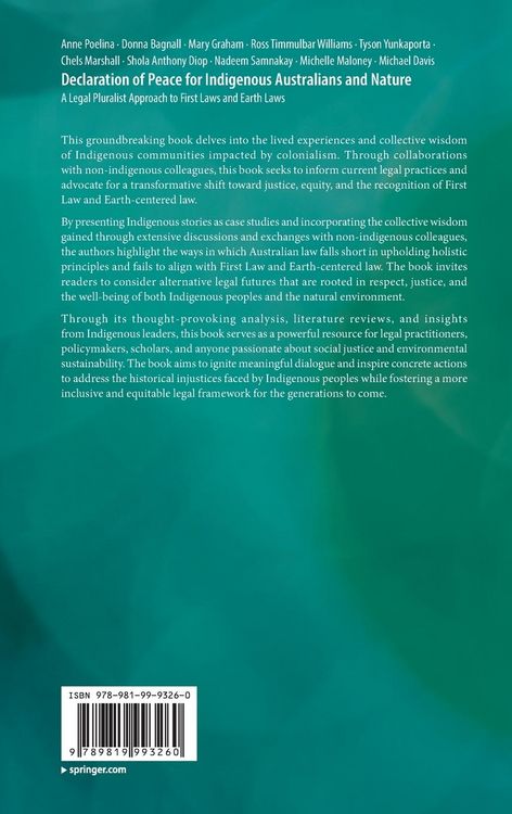 Produktbild: Declaration of Peace for Indigenous Australians and Nature