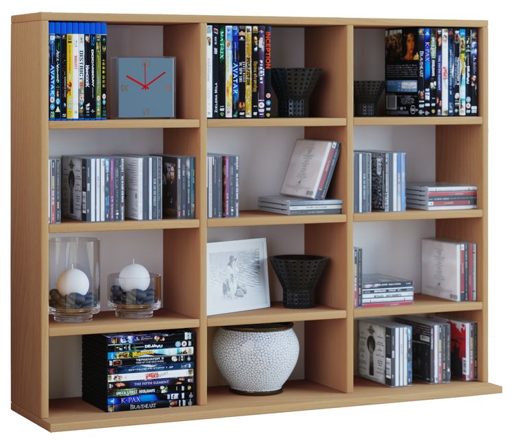Produktbild: Holz CD DVD Standregal B&uuml;cherregal Regal Megosa L