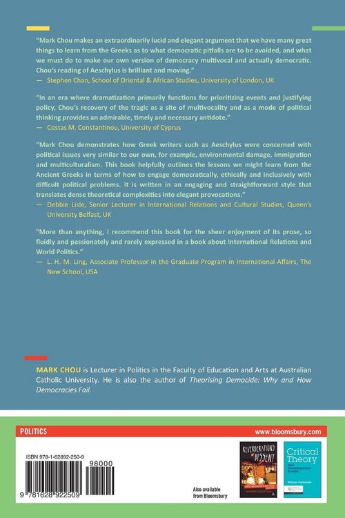 Produktbild: Greek Tragedy and Contemporary Democracy