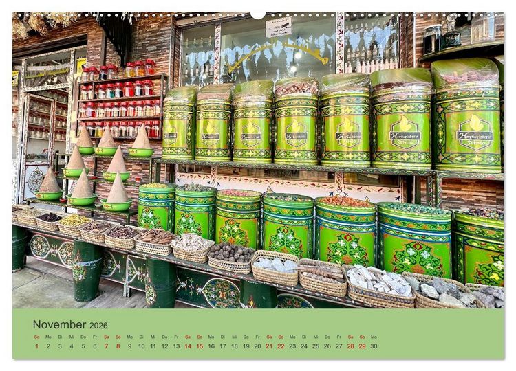 Produktbild: Marrakesch Eine Stadt aus 1001 Nacht (Wandkalender 2026 DIN A2 quer), CALVENDO Monatskalender