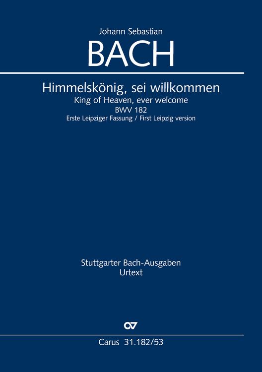 Produktbild: Himmelsk&ouml;nig, sei willkommen (Klavierauszug)