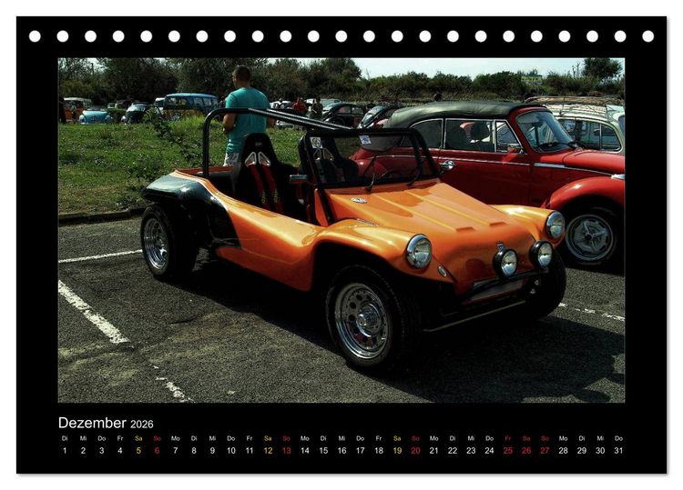 Produktbild: Buggys - die Kultautos der 80er (Tischkalender 2026 DIN A5 quer), CALVENDO Monatskalender