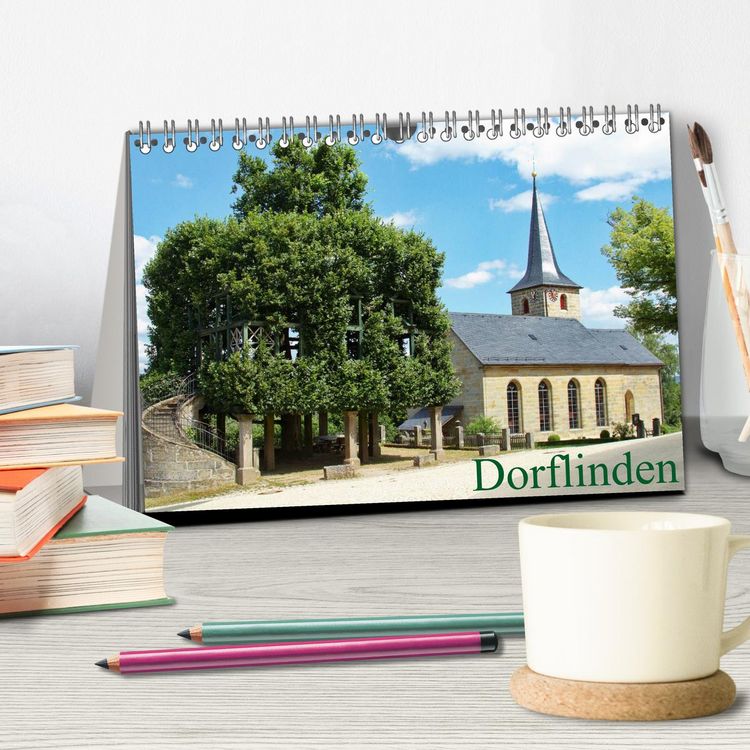 Produktbild: Dorflinden (Tischkalender 2026 DIN A5 quer), CALVENDO Monatskalender