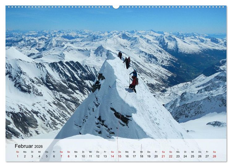 Produktbild: Gipfelabenteuer - wenn der Berg ruft (hochwertiger Premium Wandkalender 2026 DIN A2 quer), Kunstdruck in Hochglanz