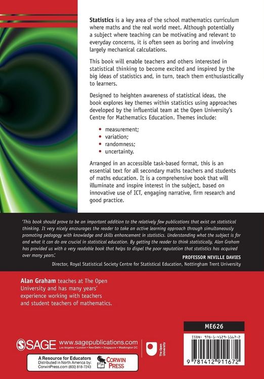 Produktbild: Developing Thinking in Statistics