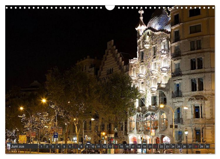 Produktbild: Metropole Barcelona (Wandkalender 2026 DIN A3 quer), CALVENDO Monatskalender