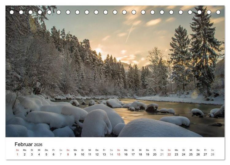Produktbild: Salzburger Saalachtal - unterwegs im Pinzgau (Tischkalender 2026 DIN A5 quer), CALVENDO Monatskalender