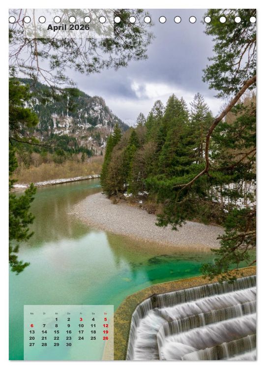 Produktbild: Alpine Jahreszeiten: Ein Jahr in den Bergen (Tischkalender 2026 DIN A5 hoch), CALVENDO Monatskalender
