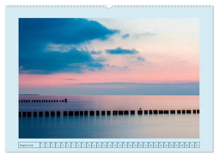 Produktbild: Fischland-Dar&szlig;-Zingst (hochwertiger Premium Wandkalender 2026 DIN A2 quer), Kunstdruck in Hochglanz