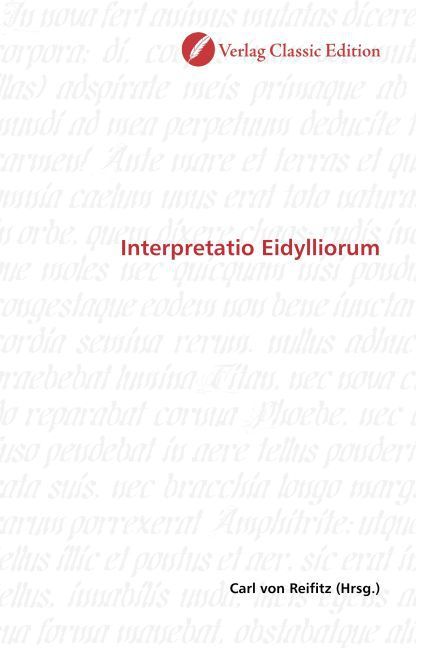 Produktbild: Interpretatio Eidylliorum