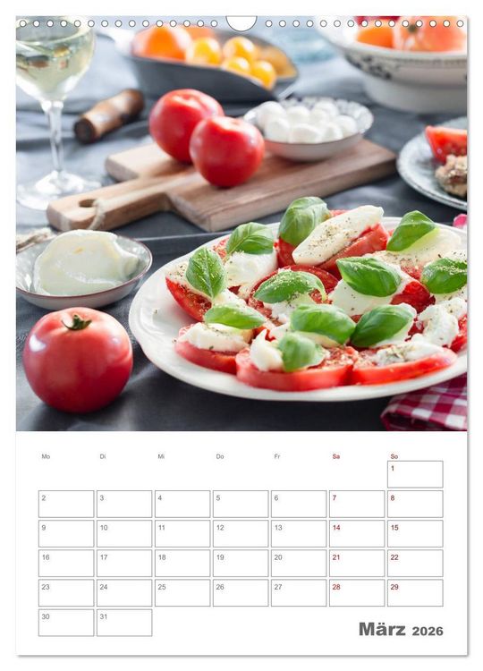 Produktbild: Historische Tomaten - Ein K&uuml;chen Terminplaner (Wandkalender 2026 DIN A3 hoch), CALVENDO Monatskalender