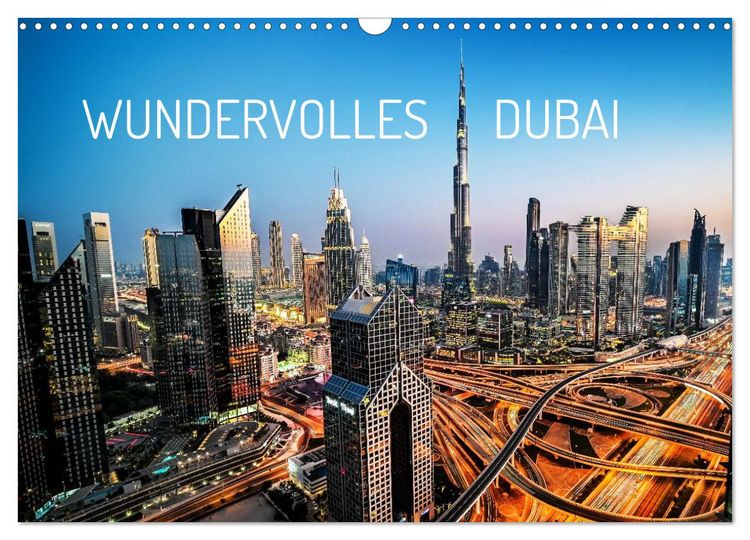 Produktbild: Wundervolles Dubai (Wandkalender 2026 DIN A3 quer), CALVENDO Monatskalender