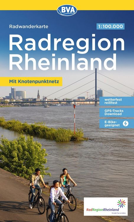 Produktbild: BVA Radwanderkarte RadRegion Rheinland die sch&ouml;nsten Radtouren mit Knotenpunkten 1:100.000