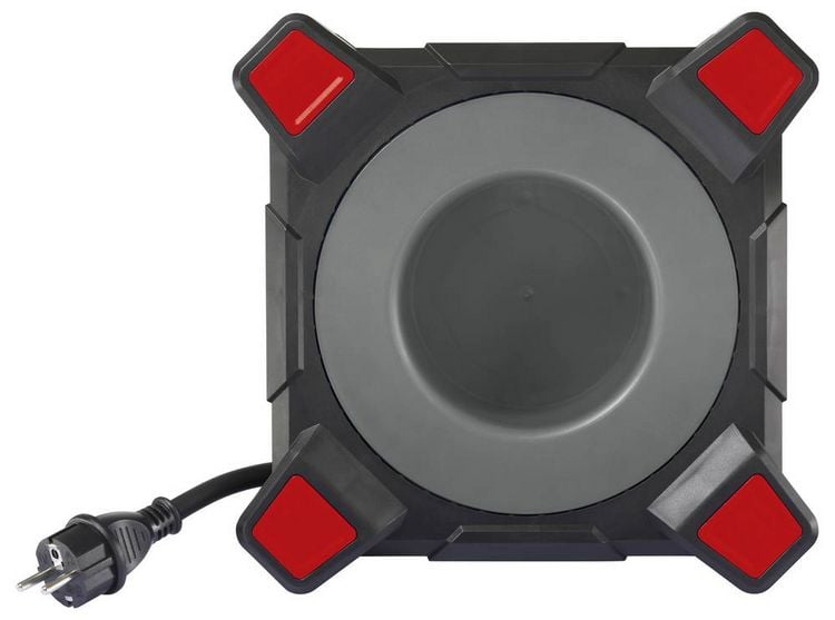 Produktbild: Sygonix SY-10236123 Kabeltrommel 25m Schwarz Schutzkontakt-Stecker