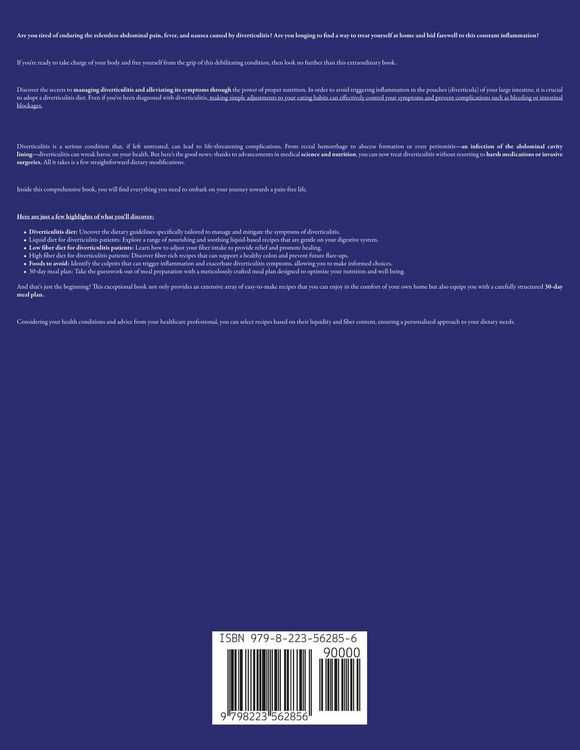 Produktbild: Diverticulitis Cookbook
