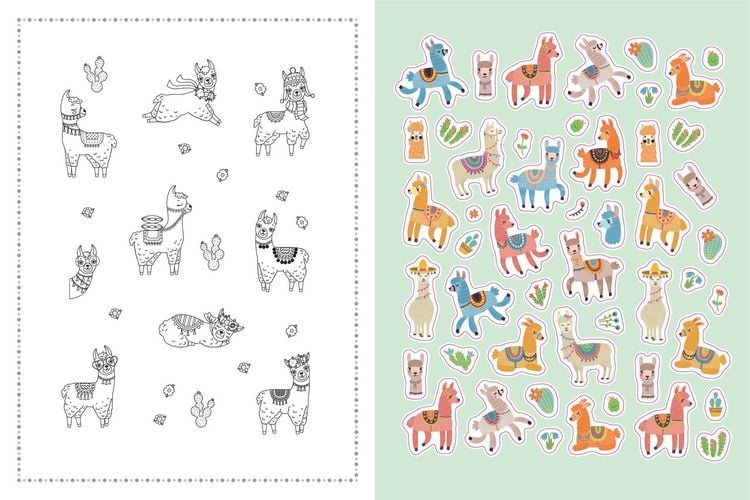 Produktbild: Stickerbuch Lustige Tiere I &Uuml;ber 1000 Sticker