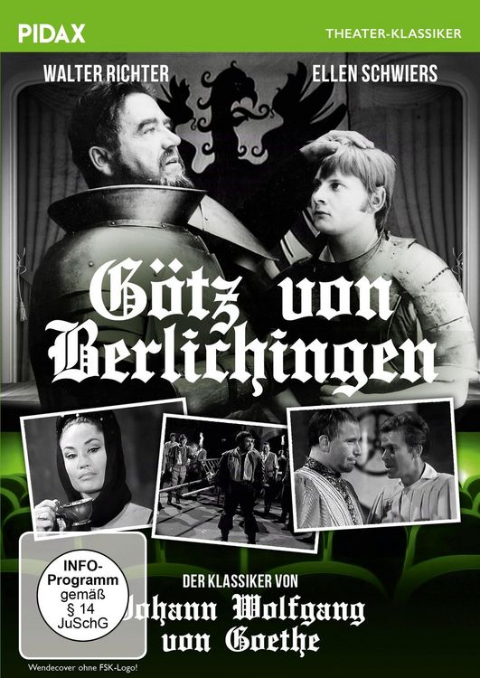 Produktbild: G&ouml;tz von Berlichingen / Eindrucksvolle Festspielinszenierung des St&uuml;cks von Johann Wolfgang von Goethe (Pidax Theater-Klassiker)