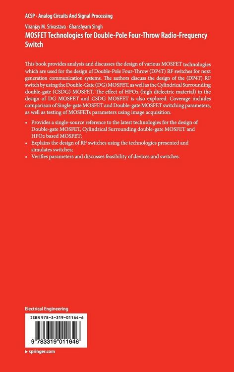 Produktbild: MOSFET Technologies for Double-Pole Four-Throw Radio-Frequency Switch