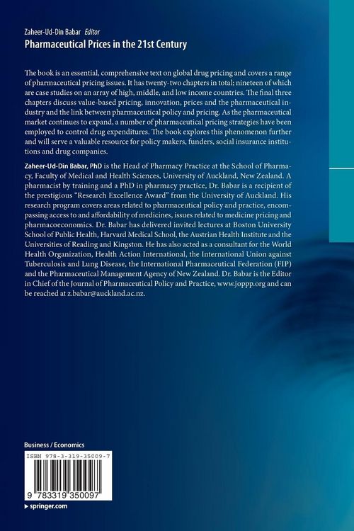 Produktbild: Pharmaceutical Prices in the 21st Century