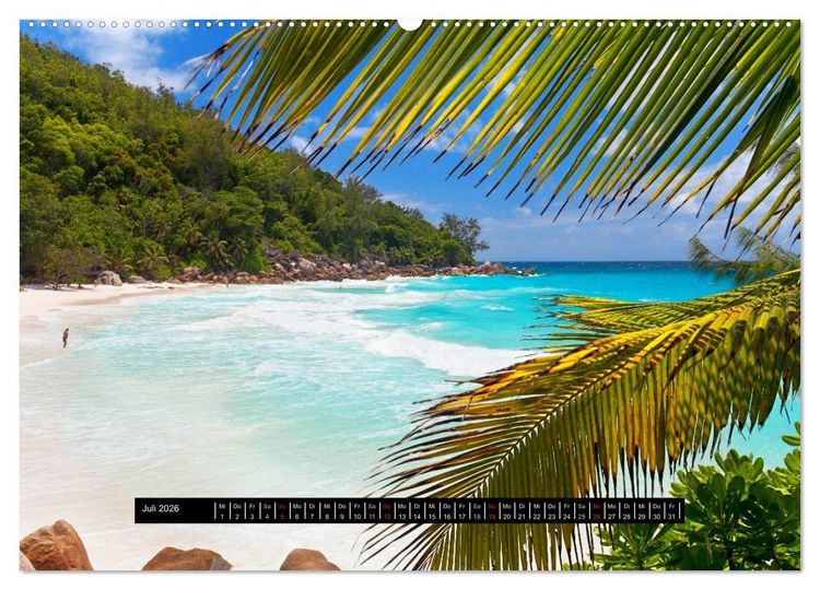Produktbild: Seychellen (Wandkalender 2026 DIN A2 quer), CALVENDO Monatskalender