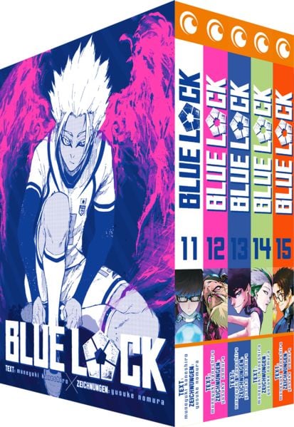 Produktbild: Blue Lock – Band 11-15 im Sammelschuber