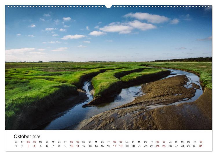 Produktbild: Sankt Peter-Ording. Licht, Schatten und Natur (hochwertiger Premium Wandkalender 2026 DIN A2 quer), Kunstdruck in Hochglanz