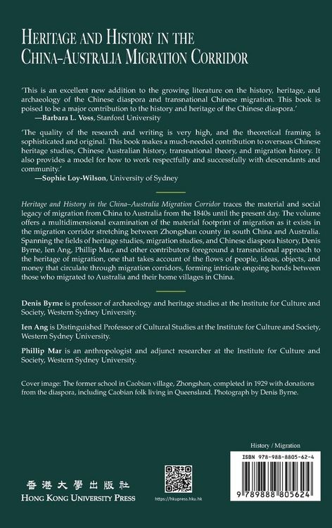 Produktbild: Heritage and History in the China-Australia Migration Corridor