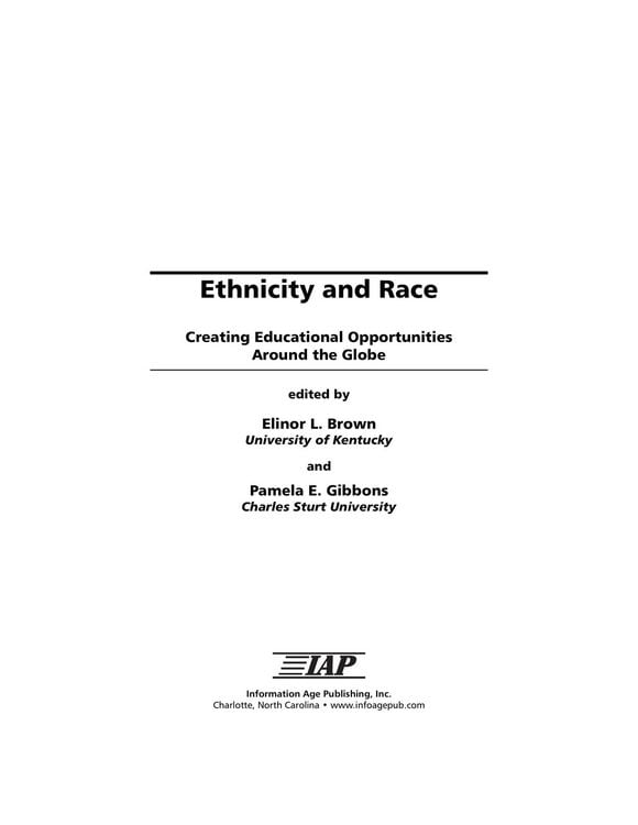 Produktbild: Ethnicity and Race
