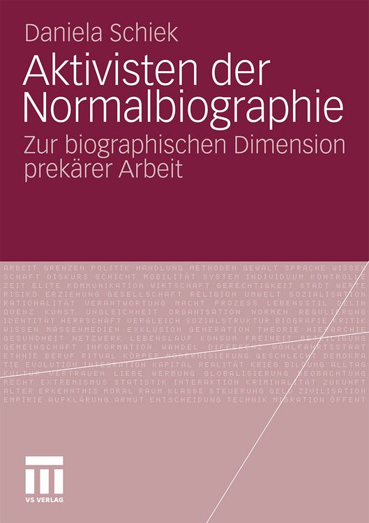 Produktbild: Aktivisten der Normalbiographie