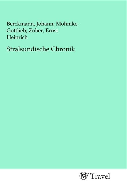 Produktbild: Stralsundische Chronik