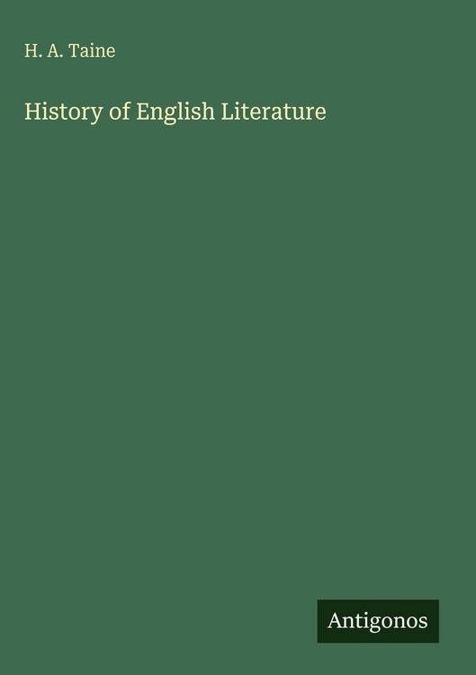 Produktbild: History of English Literature