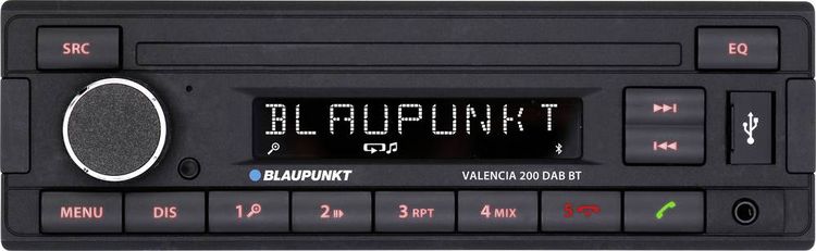 Produktbild: Blaupunkt Valencia 200 DAB BT Autoradio Bluetooth&reg;-Freisprecheinrichtung, DAB+ Tuner