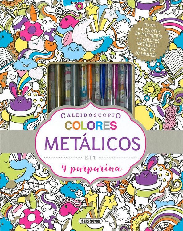 Produktbild: Colores met&aacute;licos y purpurina