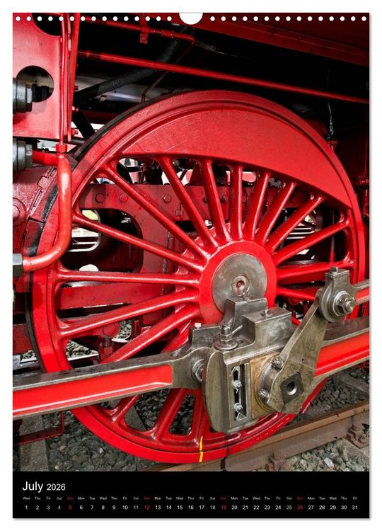 Produktbild: Steam Locomotive 01 150 / UK-Version (Wall Calendar 2026 DIN A3 portrait), CALVENDO 12 Month Wall Calendar
