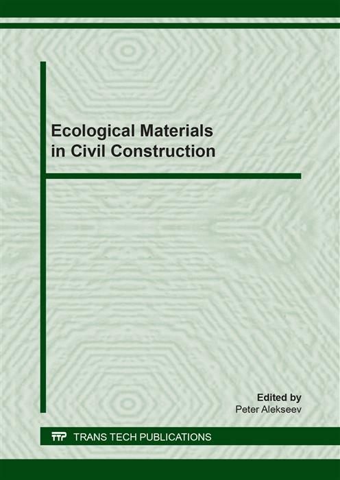 Produktbild: Ecological Materials in Civil Construction