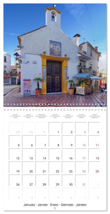 Produktbild: Marbella - Chic and Charming (Wall Calendar 2026 12 &times; 12 Inch) CALVENDO 12 Month Wall Calendar