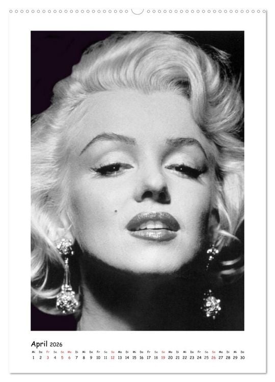 Produktbild: Marilyn Monroe. Weltstar und Sexsymbol (Wandkalender 2026 DIN A2 hoch), CALVENDO Monatskalender