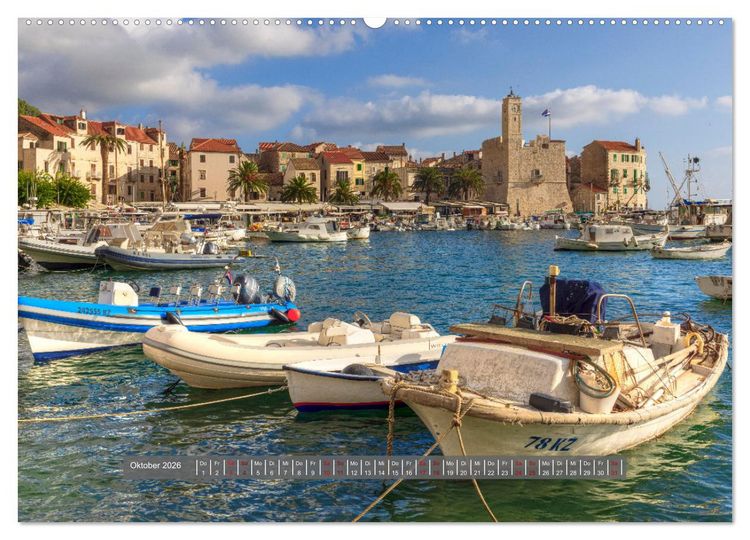 Produktbild: Vis Kroatien - Romantische Insel der Adria (Wandkalender 2026 DIN A2 quer), CALVENDO Monatskalender
