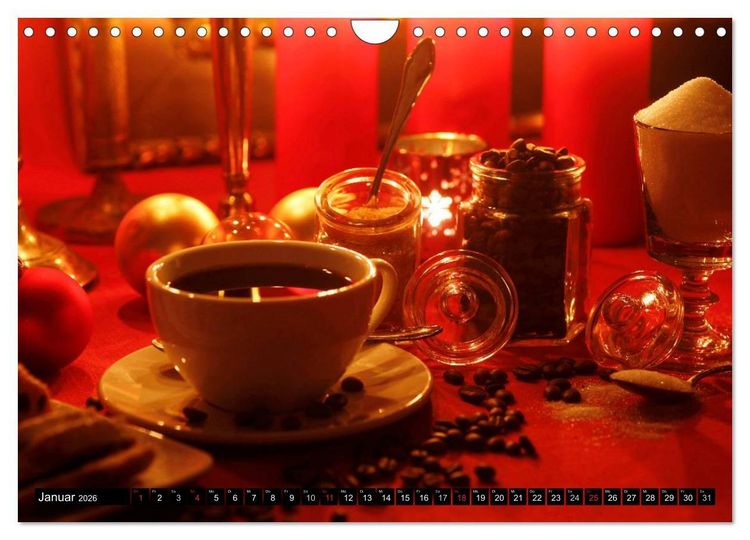 Produktbild: Feine Kaffeevariationen (Wandkalender 2026 DIN A4 quer), CALVENDO Monatskalender
